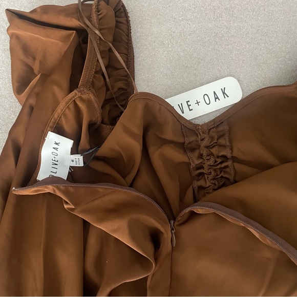 Olive + Oak Chocolate Brown Dress Plus Size 4X - Picture 6 of 8